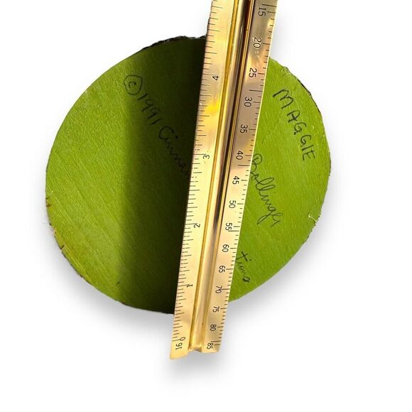 VTG Christmas Paper Mache Bunny Rabbit 1991 Handmade Bollinger Cinnamonroll - Picture 14 of 14